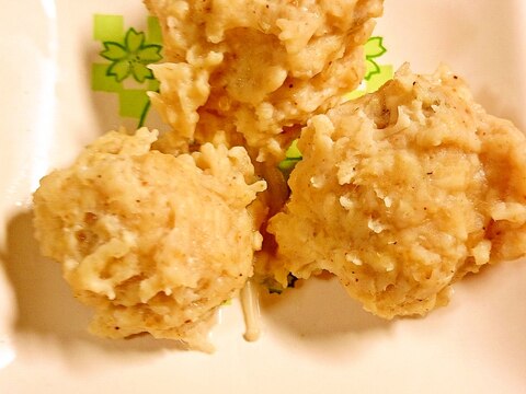 お鍋の具材に！　中華風鶏団子